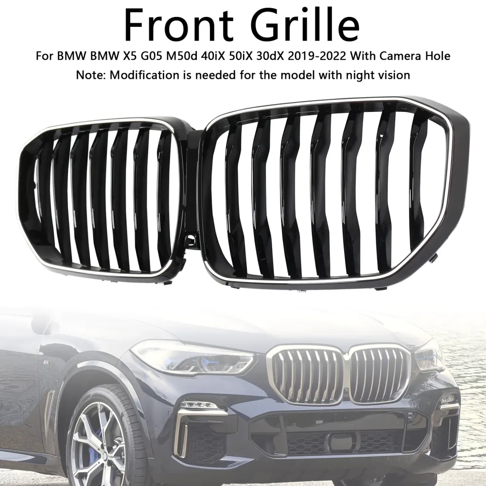 2019-2022 BMW X5 G05 Calandre avant noire brillante M-Performance