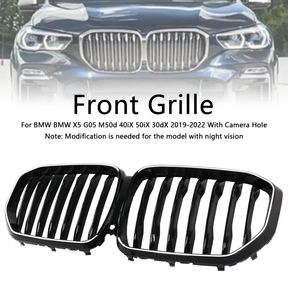2019-2022 BMW X5 G05 Calandre avant noire brillante M-Performance
