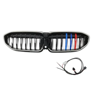 2019-2022 BMW Série 3 G20 M-Style Noir Calandre Grill 51138072085