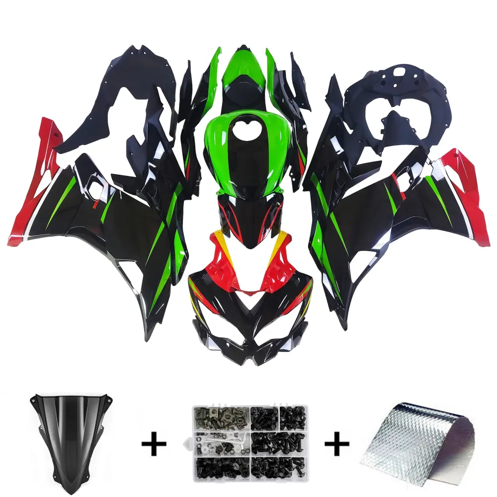 2019-2025 Kawasaki Ninja ZX-25R Kit de carénage d'injection Amotopart Carrosserie ABS # 104