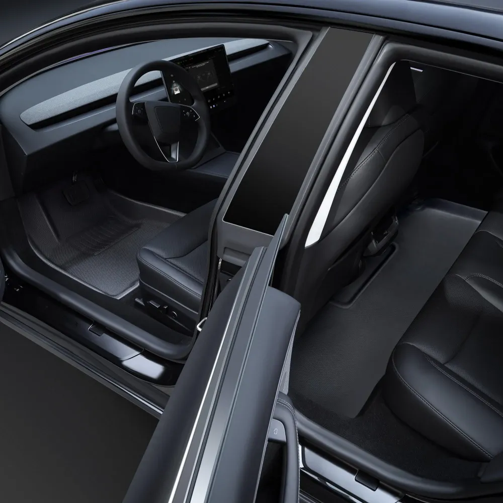 2024Model3 revêtements intérieurs tous temps de cargaison de tapis de plancher de Highland XPETesla