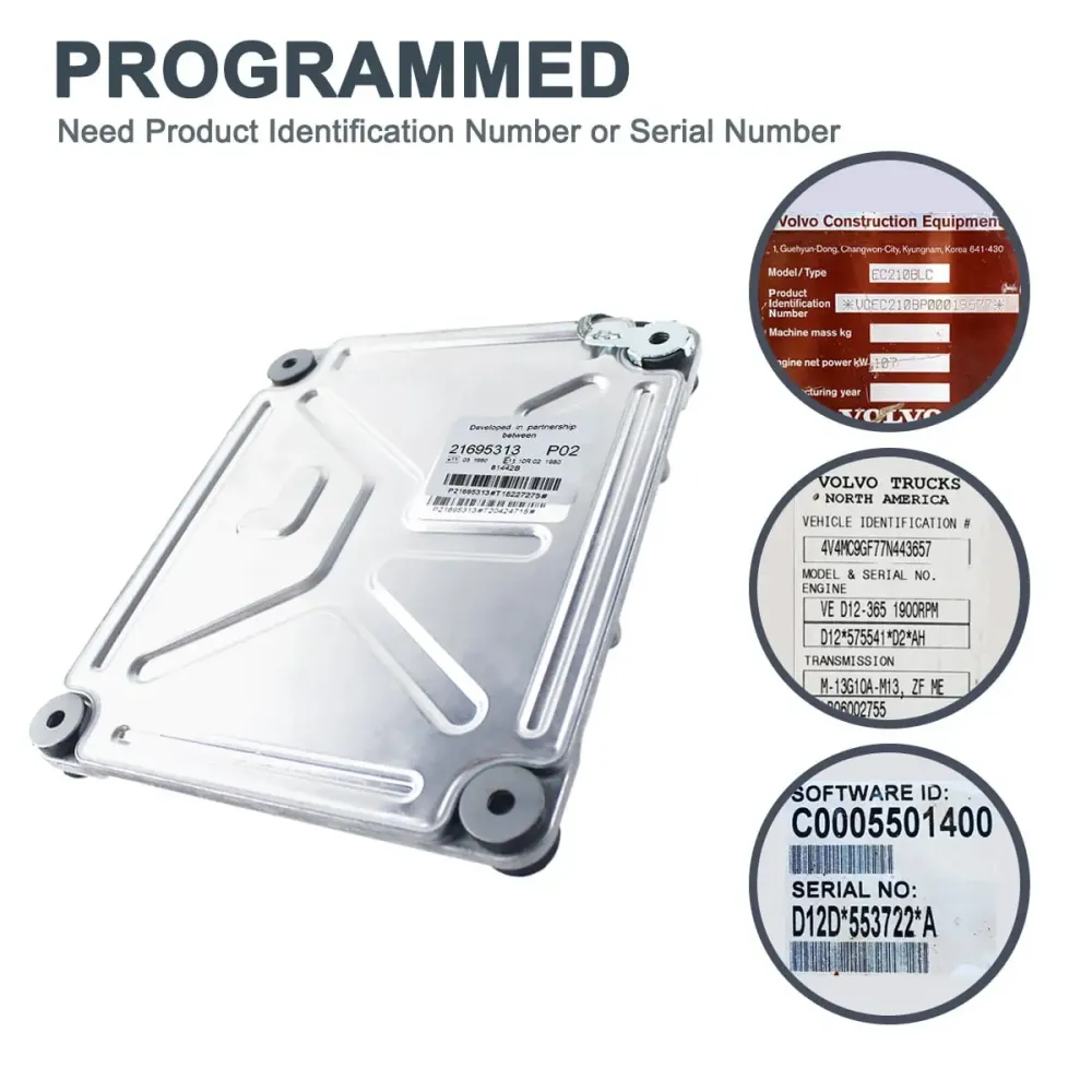21695313 VOE21695313 20814604 ECU moteur programmé pour les Machines Volvo
