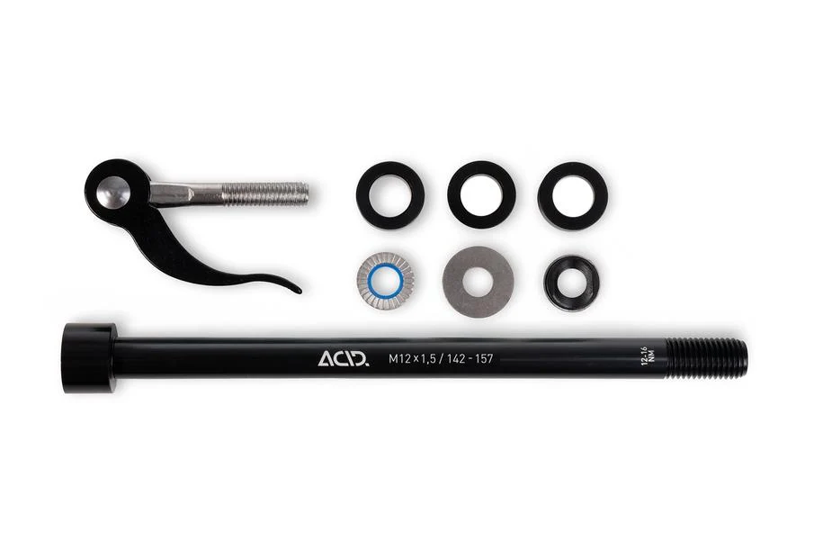 Acid axe traversante pour remorque de vélo black