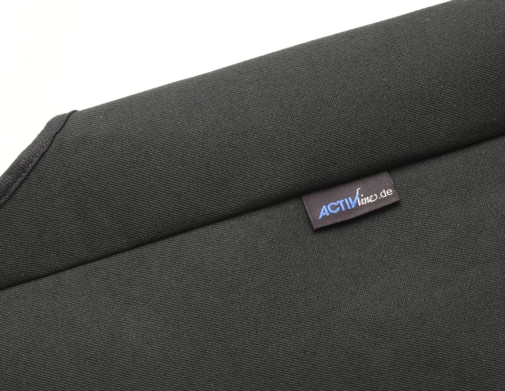 Housse de siège ACTIVline pour tous les sièges doubles tissu noir