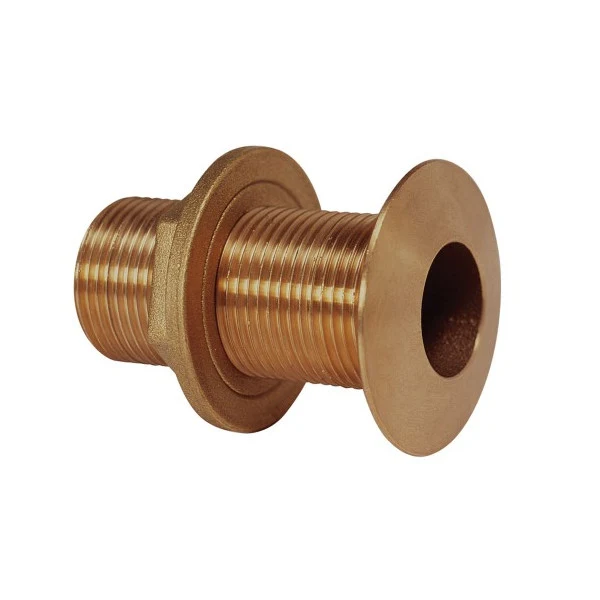 Adaptateur en bronze Vetus Thru Hull G1 1/2 pouce pour bateaux et yachts - THRUB11/2