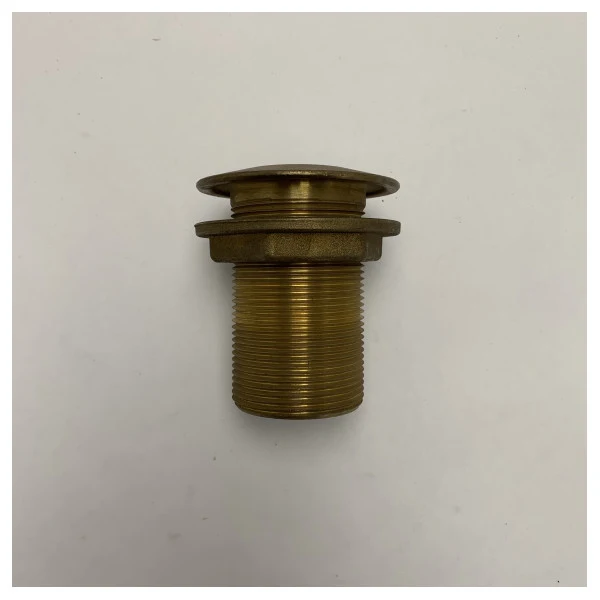 Adaptateur en bronze Vetus Thru Hull G1 1/2 pouce pour bateaux et yachts - THRUB11/2