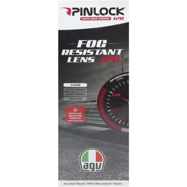 Lentille Insert Pinlock 120 Max Vision Pista/Corsa AGV