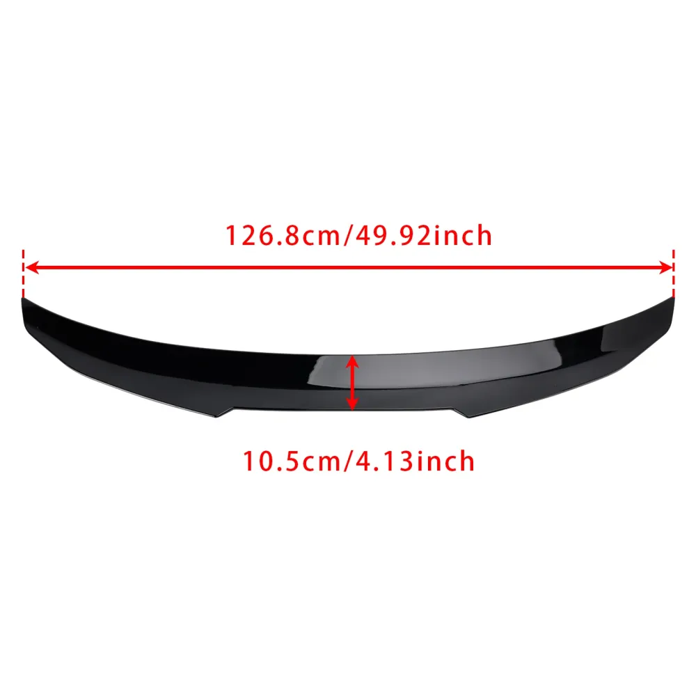 Aileron de coffre arrière noir brillant cabriolet F83 M4 2015-2020