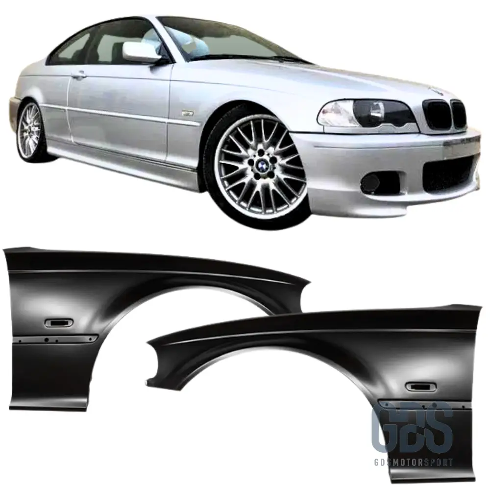 Ailes Avant pour BMW Série 3 E46 Coupé / Cabriolet Phase 1 de 1999 à 2003