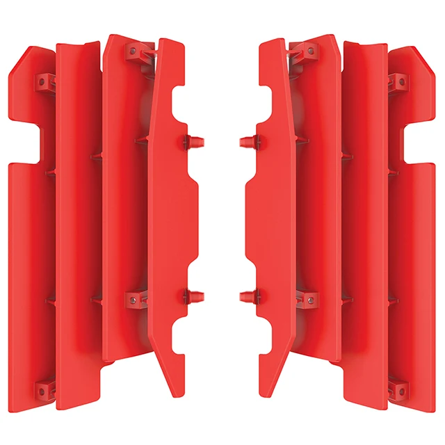 Ailettes de radiateur Honda CRF450R 03-04 / CR125/250 00-04 Polisport - rouge CR04