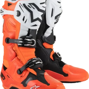 Bottes ALPINESTARS Tech 10 Enduro orange/noir/blanc