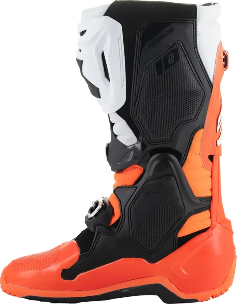 Bottes ALPINESTARS Tech 10 Enduro orange/noir/blanc