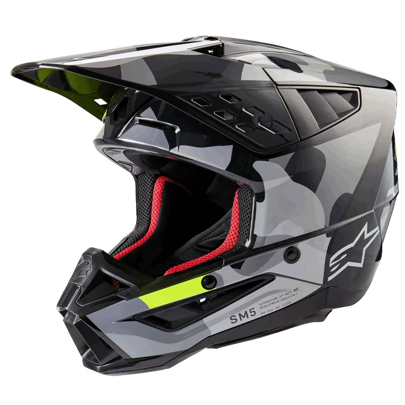 Casque ALPINESTARS SM5 Rover 2 gris/jaune