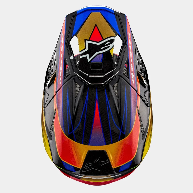 Casque ALPINESTARS Supertech M10 Era rio jaune/rouge