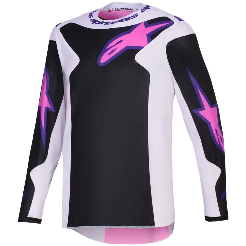 Maillot ALPINESTARS Fluid GRID noir/gris/violet S