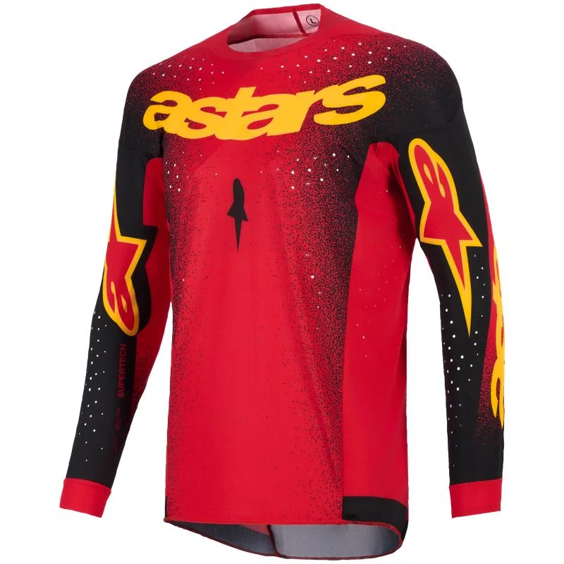 Maillot ALPINESTARS Supertech SCENZ rouge/noir/jaune S