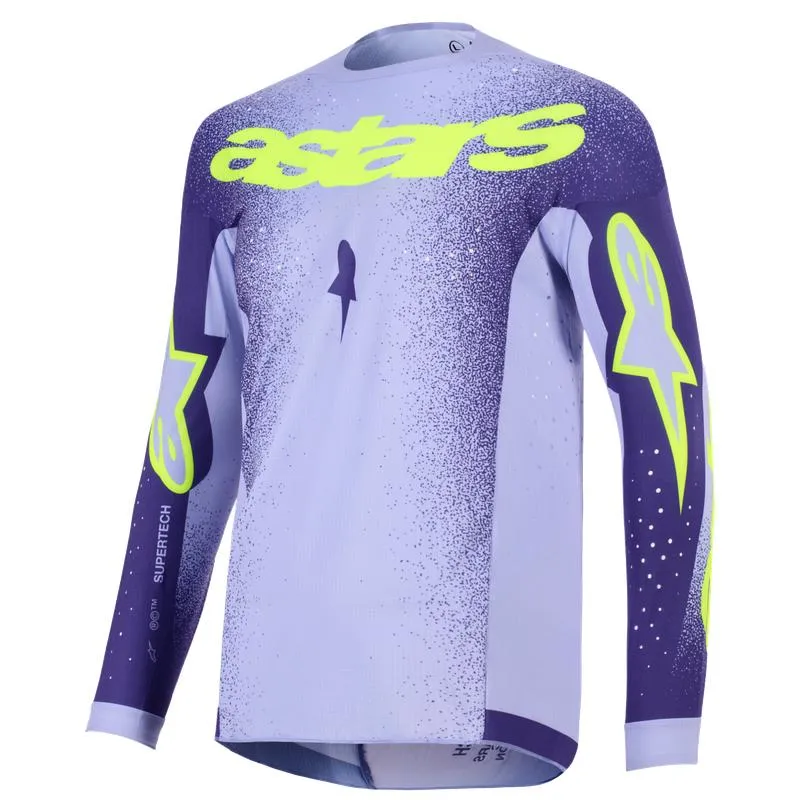 Maillot ALPINESTARS Supertech SCENZ violet/jaune S