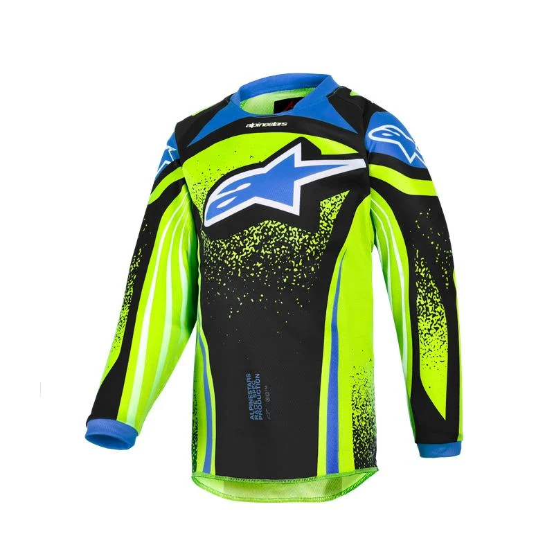 Maillot Kid ALPINESTARS Racer NOMUR navy/jaune/bleu Xxs
