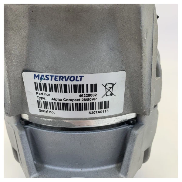 Alternateur Mastervolt 46228082 Alpha Compact 28V / 80 Amp