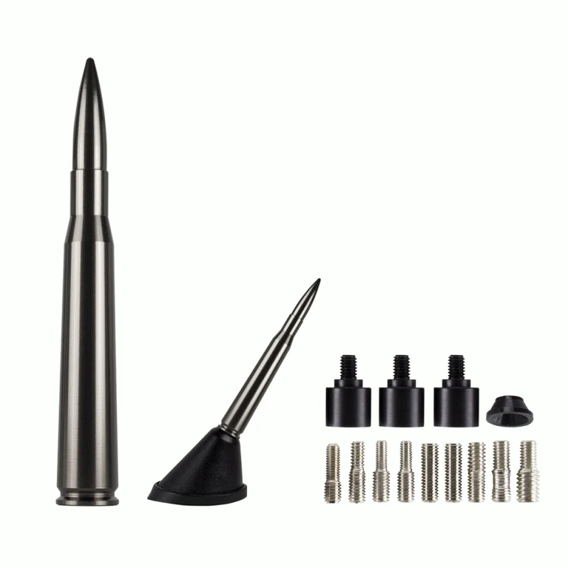 ANTENNE REPLIQUE DE BALLE .50 5.5" METAL FONCE Ammotenna