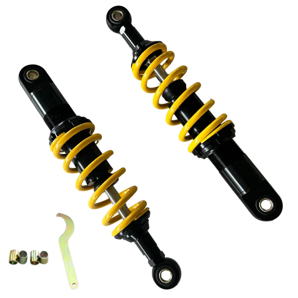 Amortisseurs / suspensions arrière 285mm OKD ensemble avec 6 ressorts jaunes