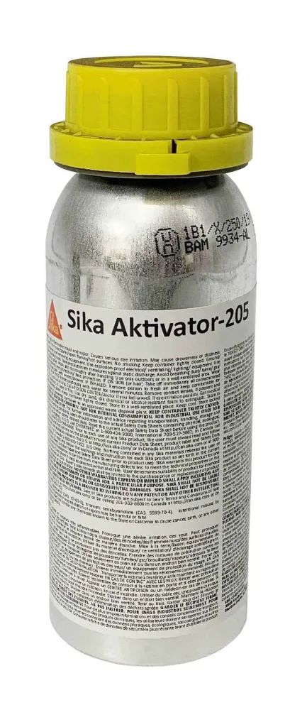 Sika Aktivator-205 Promoteur d'adhérence – Flacon de 250 ml – Pour Sikaflex et Sikasil AP Products