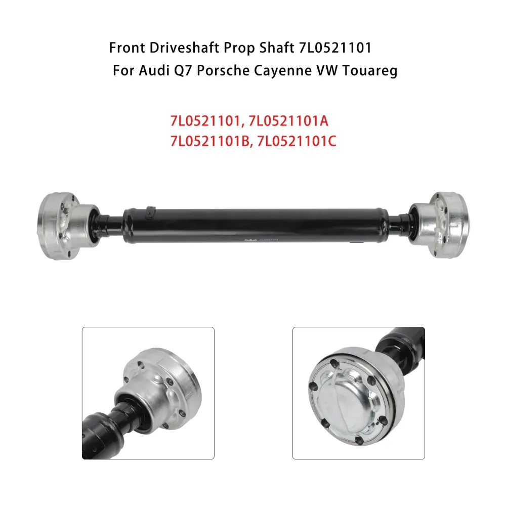 Arbre de transmission avant, arbre de transmission 7L0521101, pour Audi Q7 Porsche Cayenne VW Touareg
