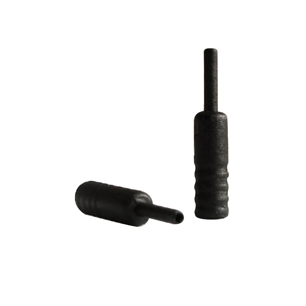 Embout de gaine Corps : 4mm en nylon noir - Pot de 100 pièces ASHIMA