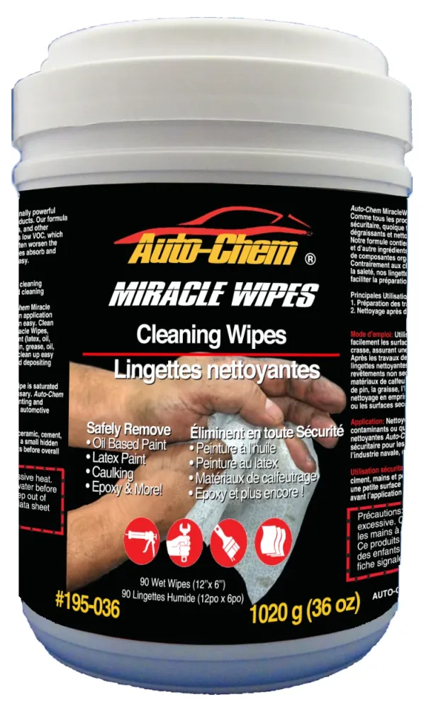 Lingettes Nettoyantes Auto Chem