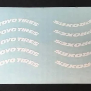 Autocollant pour pneu (TOYO) (2)
