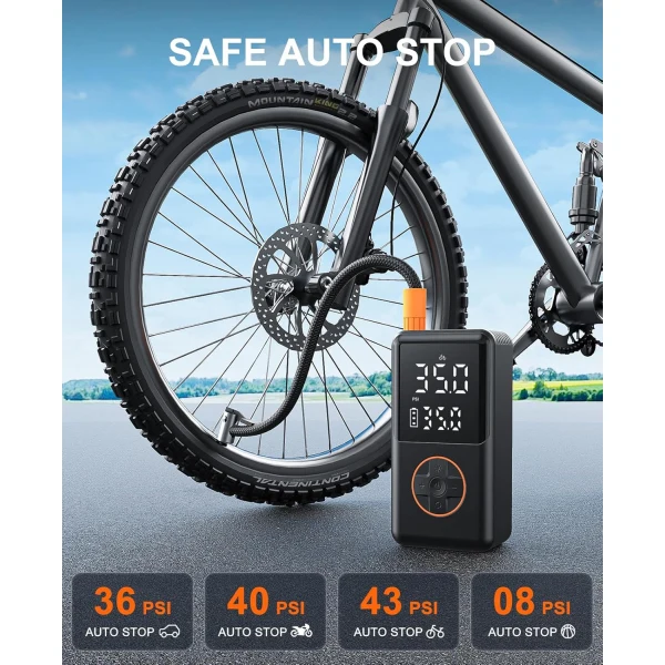 Mini Compresseur Universel Barbieri 10 Bar Pour Toutes Les Valves Avec Écran Digital