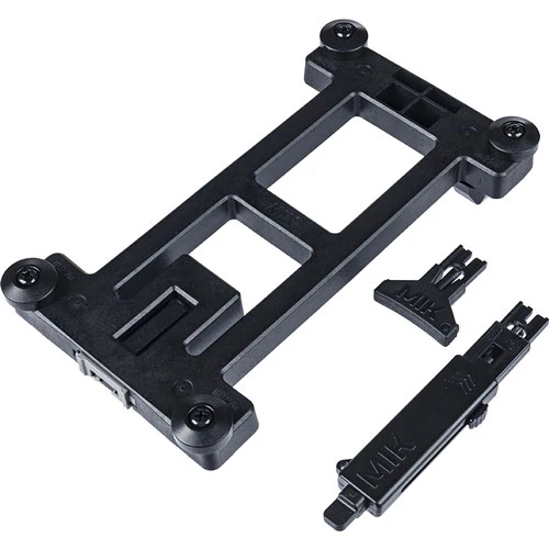 Basil MIK 2.0 plaque d'adaptation verrouillable noire