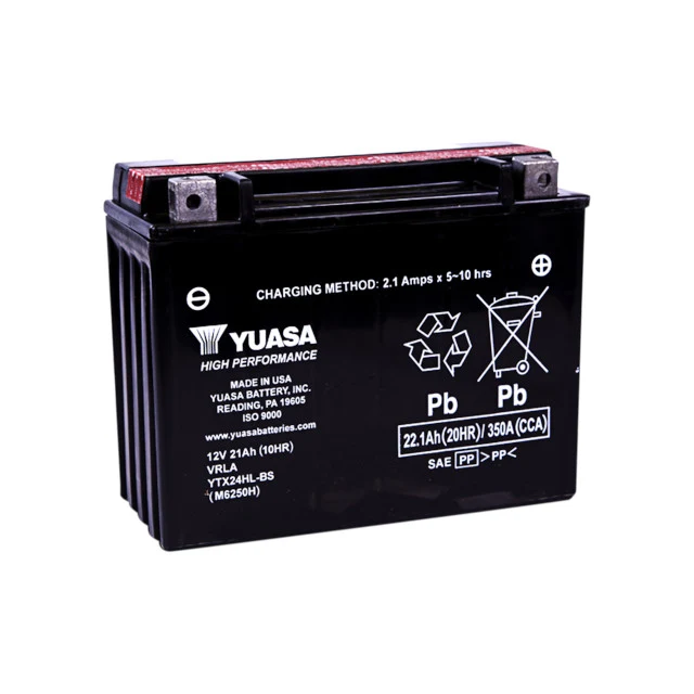 Batterie YTX24HL-BS Yuasa avec acide
