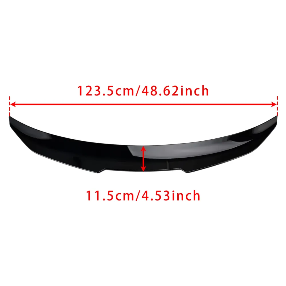 Becquet de coffre arrière noir brillant pour BMW série 3 G20 G80 19-25 Style PSM