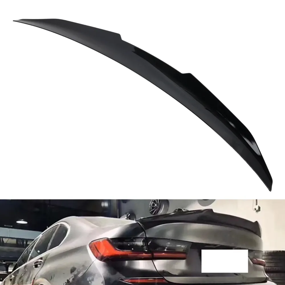 Becquet de coffre arrière noir brillant pour BMW série 3 G20 G80 19-25 Style PSM