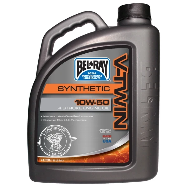 Huile Bel-Ray 10w50 Semi-Synthétique 4T V-Twin Bel Ray