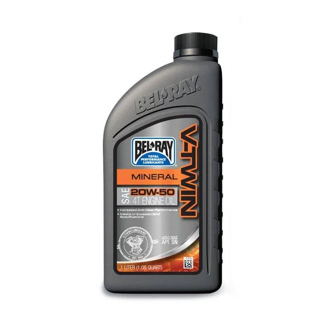Bel-Ray V-Twin Motor Oil Mineral 20W-50 1L