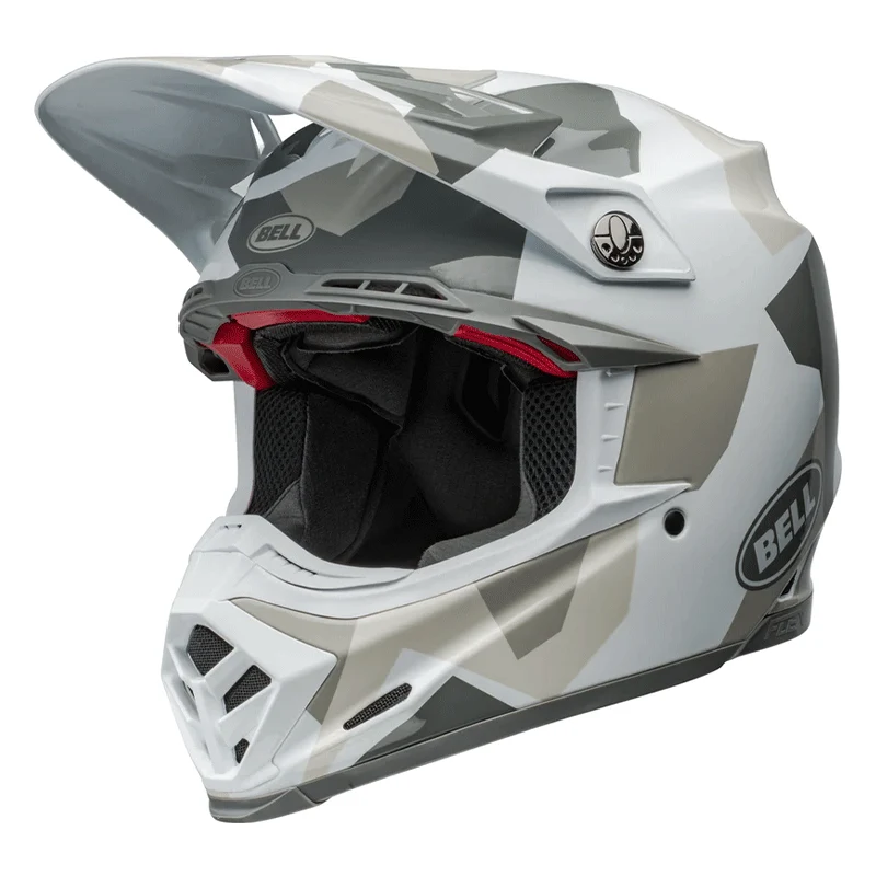 Casque BELL Moto-9S Flex Rover blanc/camo 2024 bihr