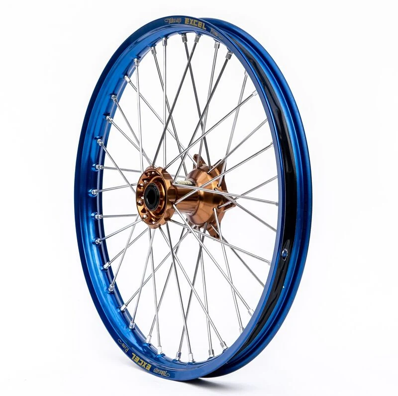Roue avant HAAN WHEELS 21x1,60 Yamaha bleu/magnésium bihr