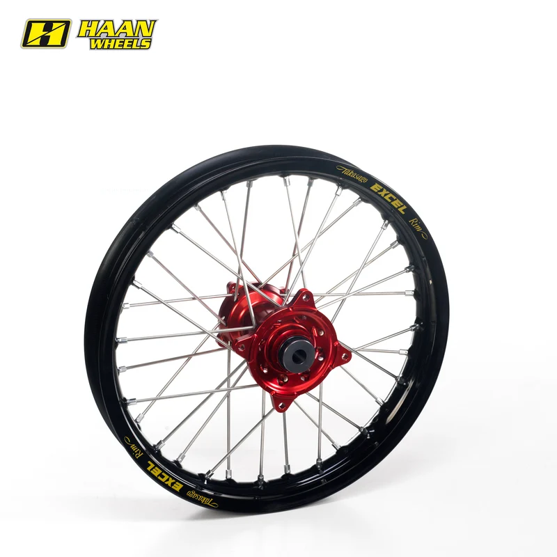 Roue avant HAAN WHEELS 21x1,60 Yamaha noir/rouge bihr