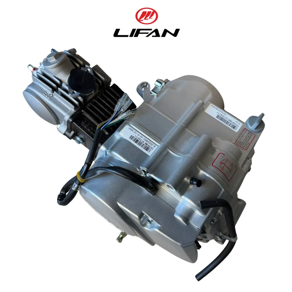 Bloc moteur Lifan 50cc argent - Manuel - 4 vitesses démarrage au kick. Dax,. (49cc)