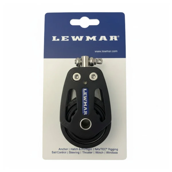 Bloque double Lewmar HTX 50 mm - 29195002-HTX - Bloc double pour accastillage de yacht