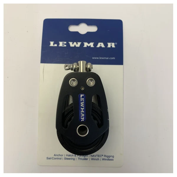Bloque double Lewmar HTX 50 mm - 29195002-HTX - Bloc double pour accastillage de yacht
