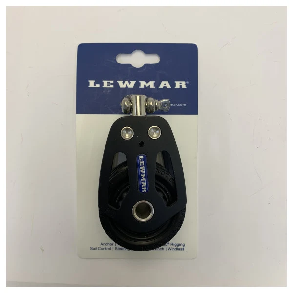 Bloque de gréement simple Lewmar HTX 60mm Noir - 29196002