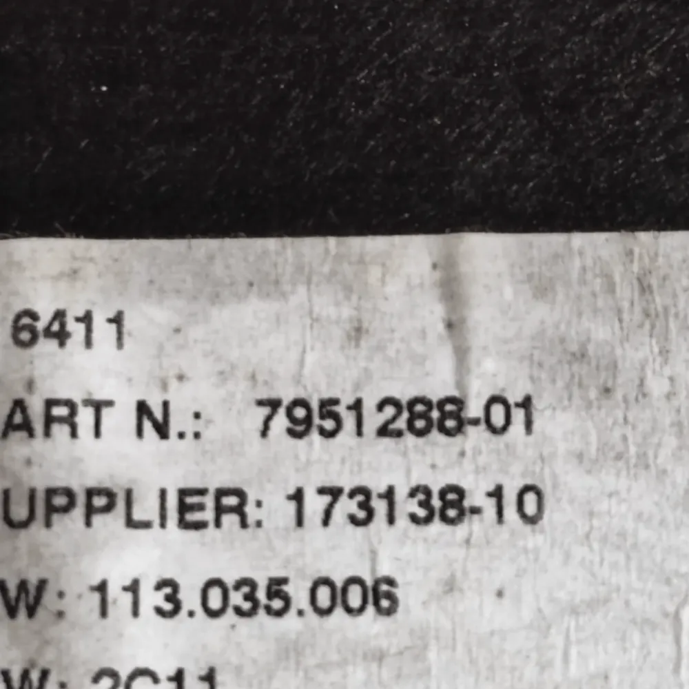 BMW 1 FODA 1 F20 COD: 795128801 (2011-2019) Unité de commande de chauffage.