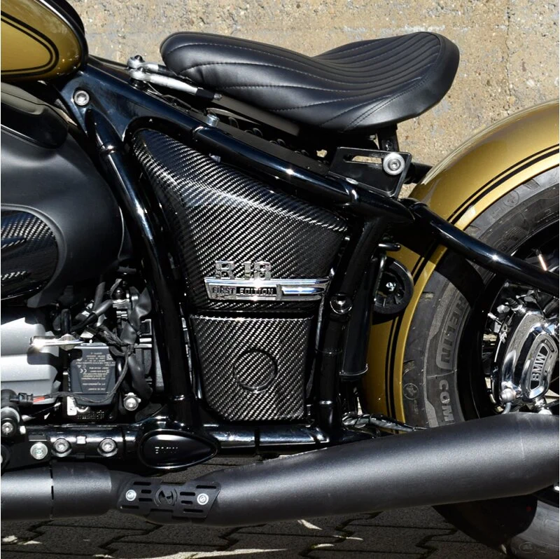 BMW R18 Caches latéraux, fibre de carbone