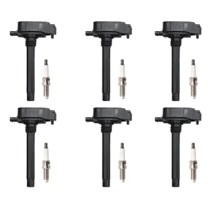 Bobine d'allumage + bougie d'allumage UF807, 6 pièces, pour Dodge Ram Chrysler 3,6l 2016 – 2021