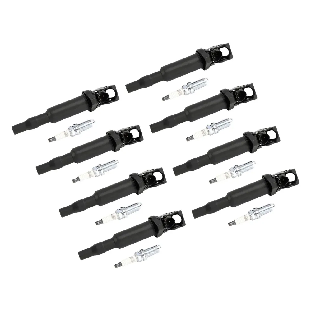 Bobine d'allumage + bougies d'allumage UF592 2012-2016 BMW M6 4.4L V8 8X 0221504470