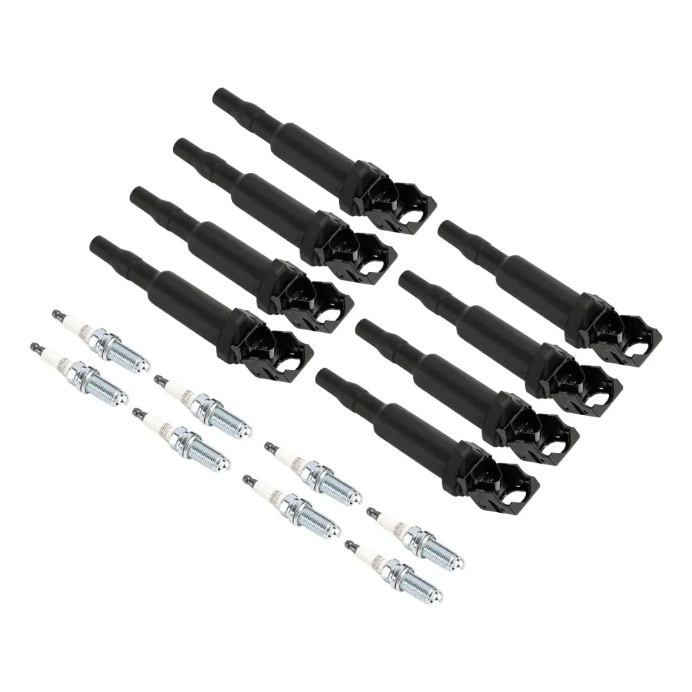 Bobine d'allumage + bougies d'allumage UF592 2012-2016 BMW M6 4.4L V8 8X 0221504470