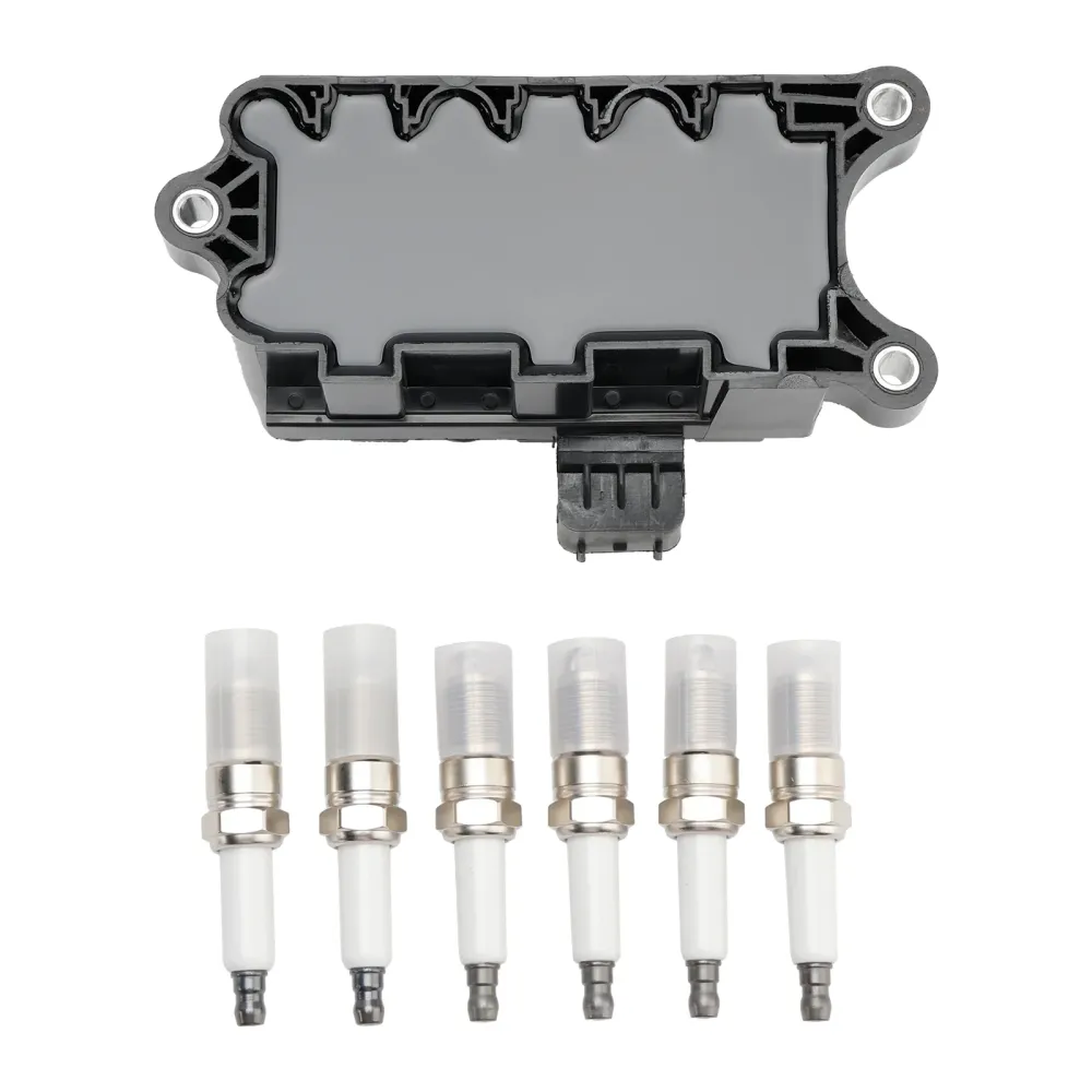 Bobine d'allumage Mercury Cougar V6 2001-2002 L + 6 bougies d'allumage + 6 fils FD498 5F2Z-12029-AD 1F2118100